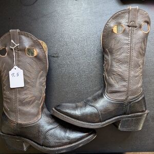 Brown Leather Western Boots